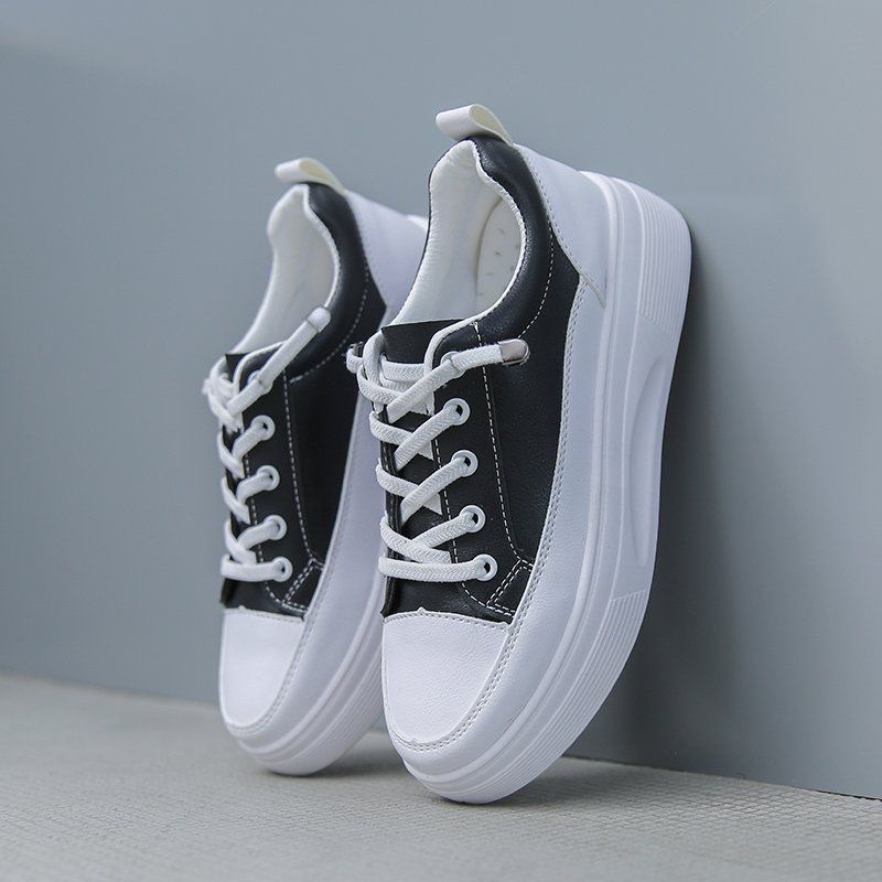 SHOEGALLERY LV0081 &quot;FREE BOX&quot; SEPATU SNEAKERS PUTIH WANITA CASUAL POLOS IMPORT