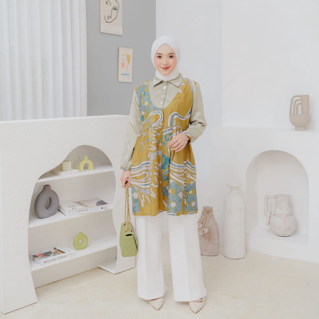 Baju Wanita Atasan Batik Blus Wanita Best Seller Hot Item