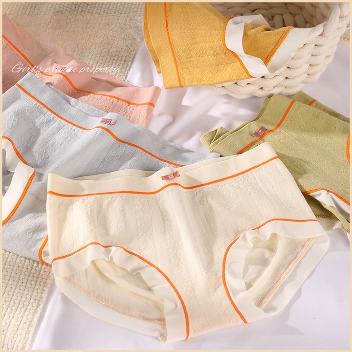 MOO C672 Celana Dalam Wanita Elastis Bahan Import Mid Waist Cd Undies