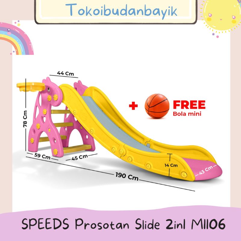 Perosotan Slide 2in1 M1106/mainan anak perosotan