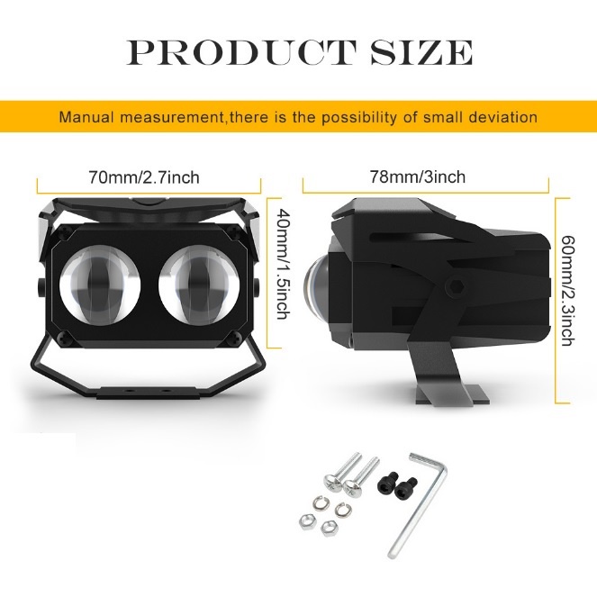 Lampu Tembak Sorot LED Laser Gun V12 M2 Lasergun D2 Mobil Motor Dual CSP MT27 SQL2 SQL 2 Mata