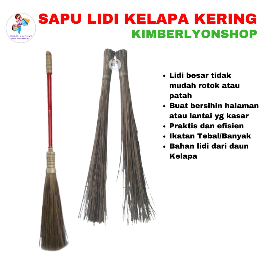 Sapu Lidi Halaman Kelapa Kering