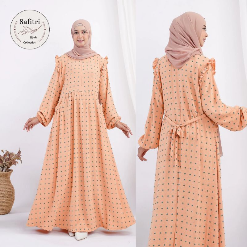 Gamis Crinkle Uragiri Terbaru Ori by Safitri Fashion