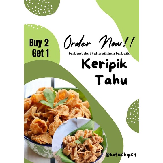 

Keripik Tahu kemasan 250 gram