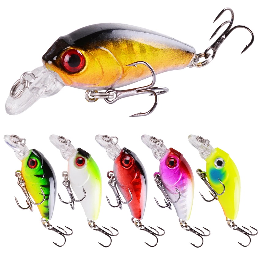 Mini Lure Bait Set Mino Vib Sequins Bionic Bait Lure Hard Bait Fishing Lure Mini  Crankbait Fishing