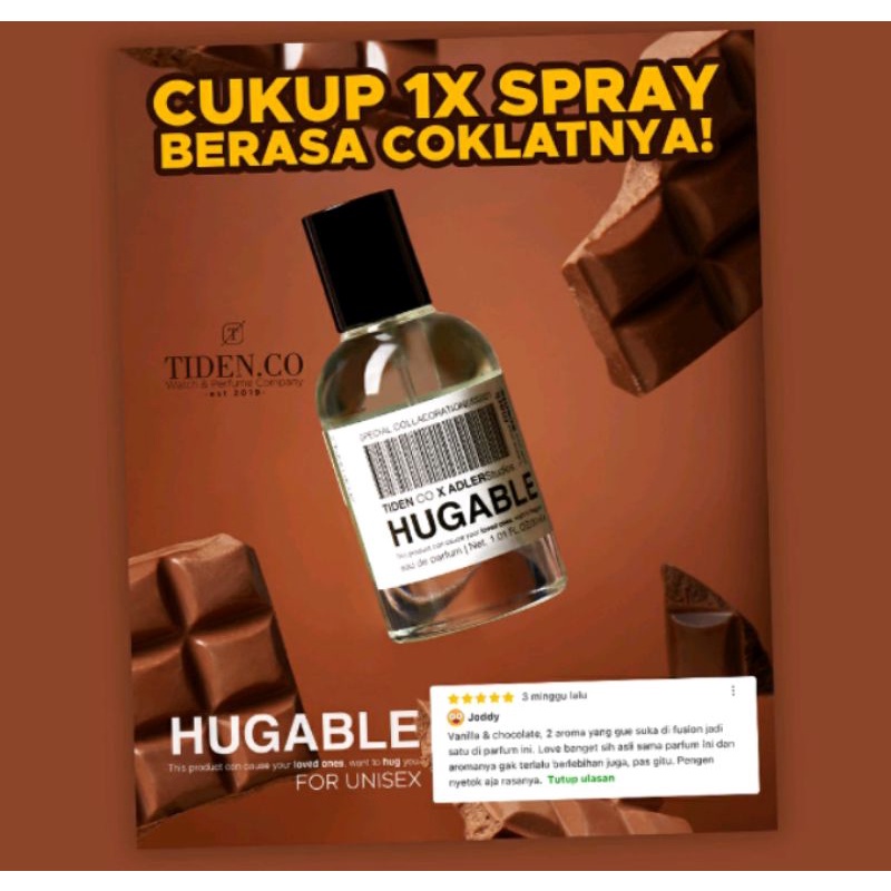 HUGABLE eau de parfum Edp 35ml for UNISEX SPESIAL COLLABORATION
