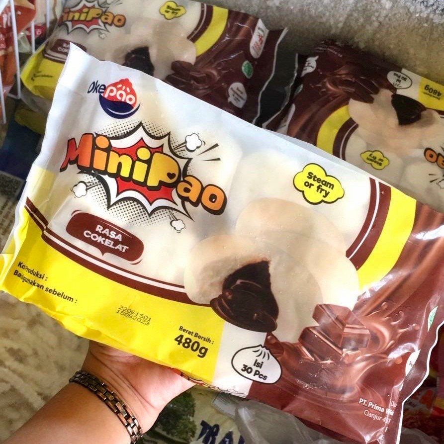 OKEPAO minipao coklat isi 30