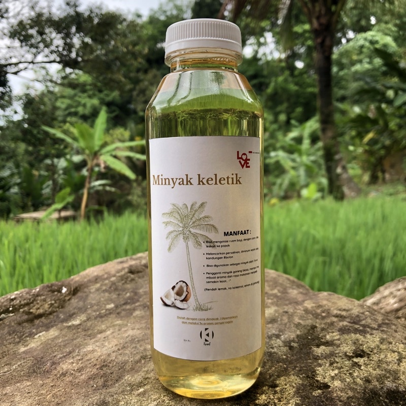 

MINYAK KELAPA (keletik/kelentik) coconut cooking oil KONOL kemasan 500ml