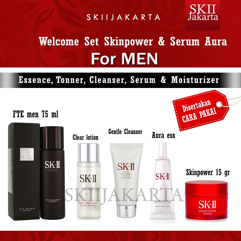 SK-II SKII SK II SK MEN perawatan untuk pria Welcome skinpower for men