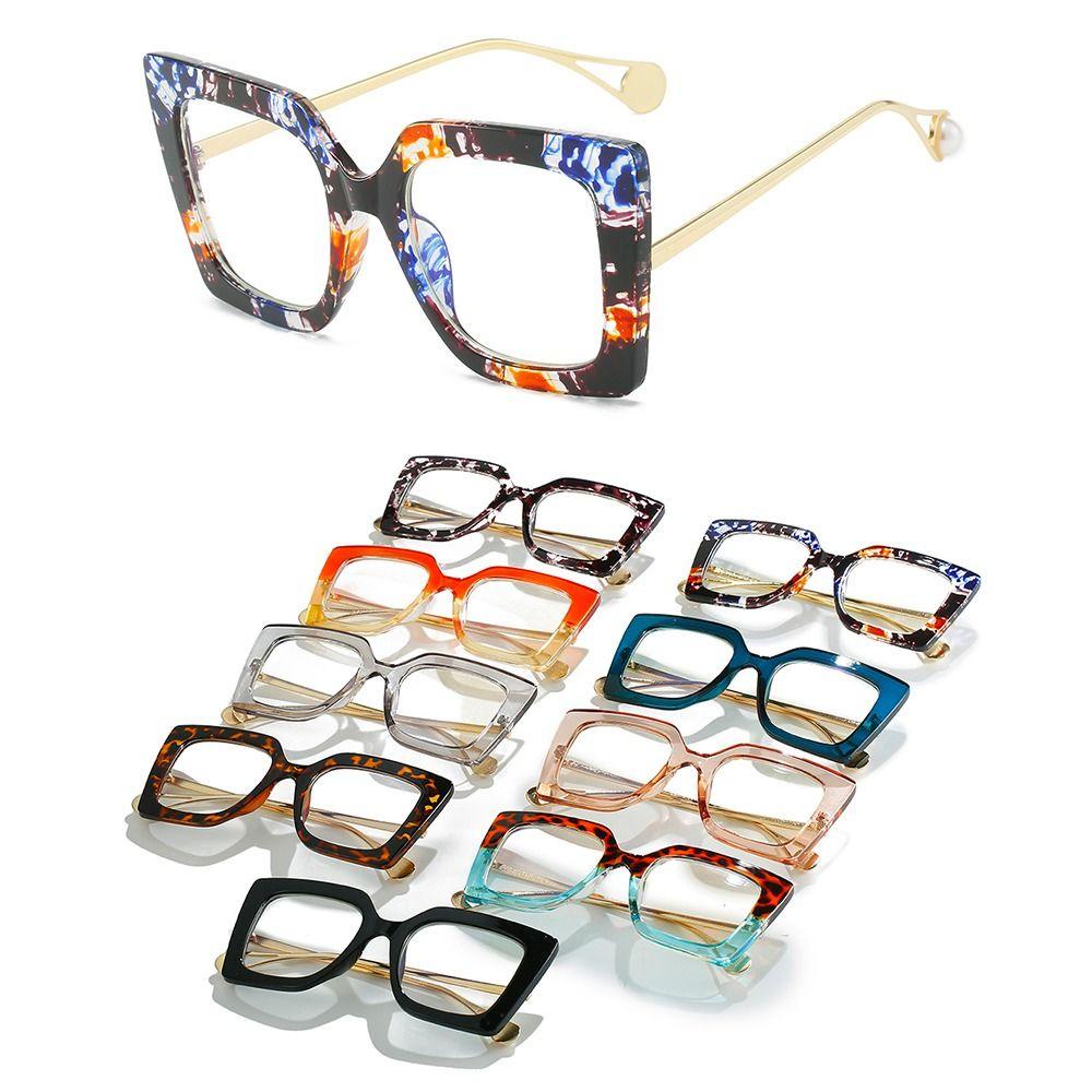 Populer Kacamata Blue Light Wanita Pria Oversized Eyewear Frame Komputer Gaming