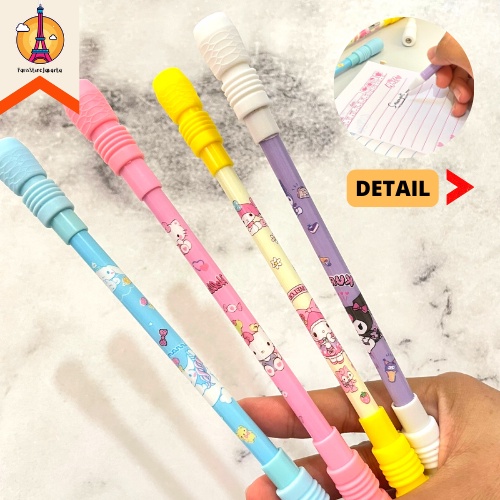 

Pulpen Gel Pen Magnet Putar Sanrio Hello Kitty Kuromi Little Stars Melody Purin Spinning Pen Gel Import Funny Fancy Stuff Best Gift Stationery For School Alat Tulis Kantor Sekolah Ready Grosir Kado Ulang Tahun READY COD