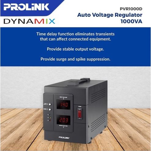 Stavolt Prolink PVR-1000D 1000VA Relay Controlled AVR GARANSI RESMI | stavol