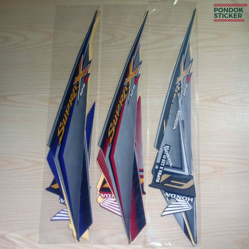 Striping sticker Honda Supra X 125 fi 2009