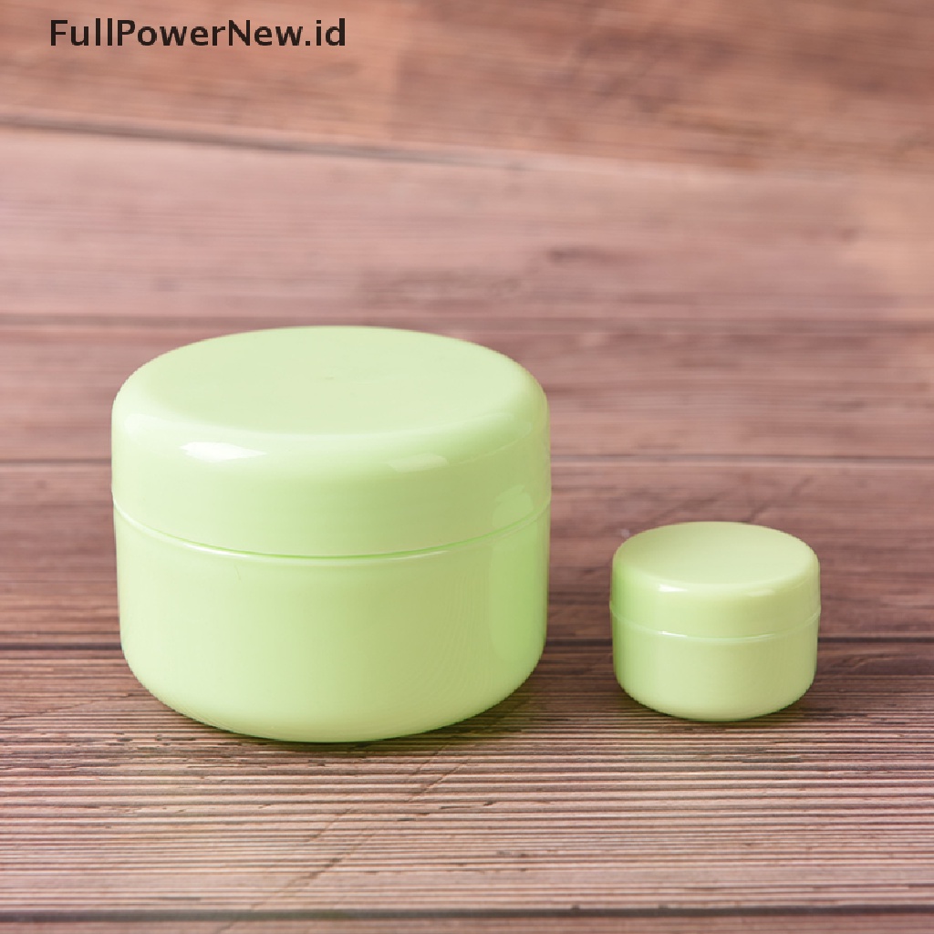 Power 1pc Botol Isi Ulang Kosong makeup jar pot travel Wadah Kosmetik Krim Wajah ID