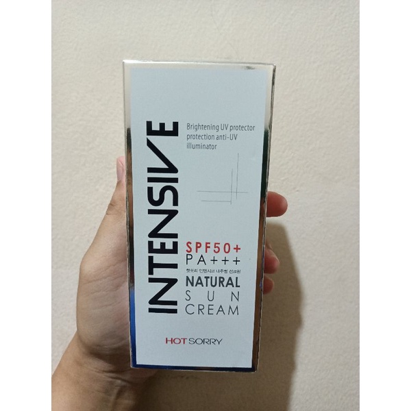 (NEW) Hot sorry intensive natural sun cream 70ml