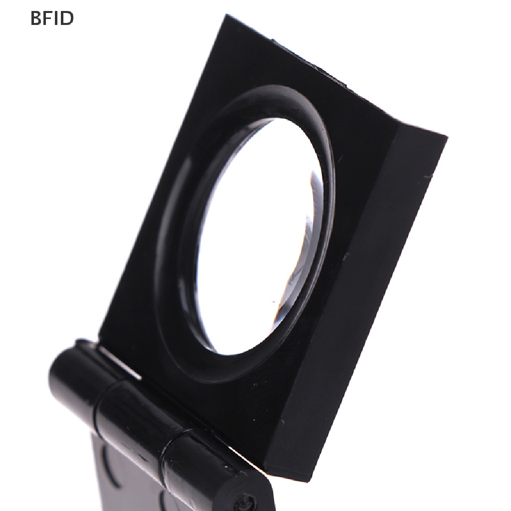 [BFID] 10x 28mm Folding Magnifier Stand Loupe Dengan Skala Untuk Alat Kaca Optik Tekstil [ID]