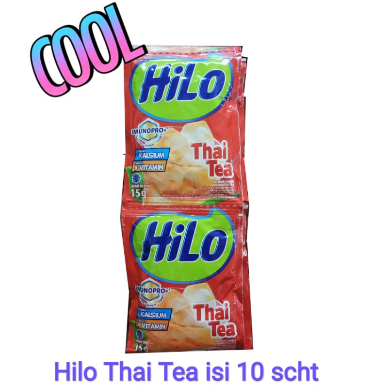 

hilo thai tea 10 sachet | hi lo bubuk instant