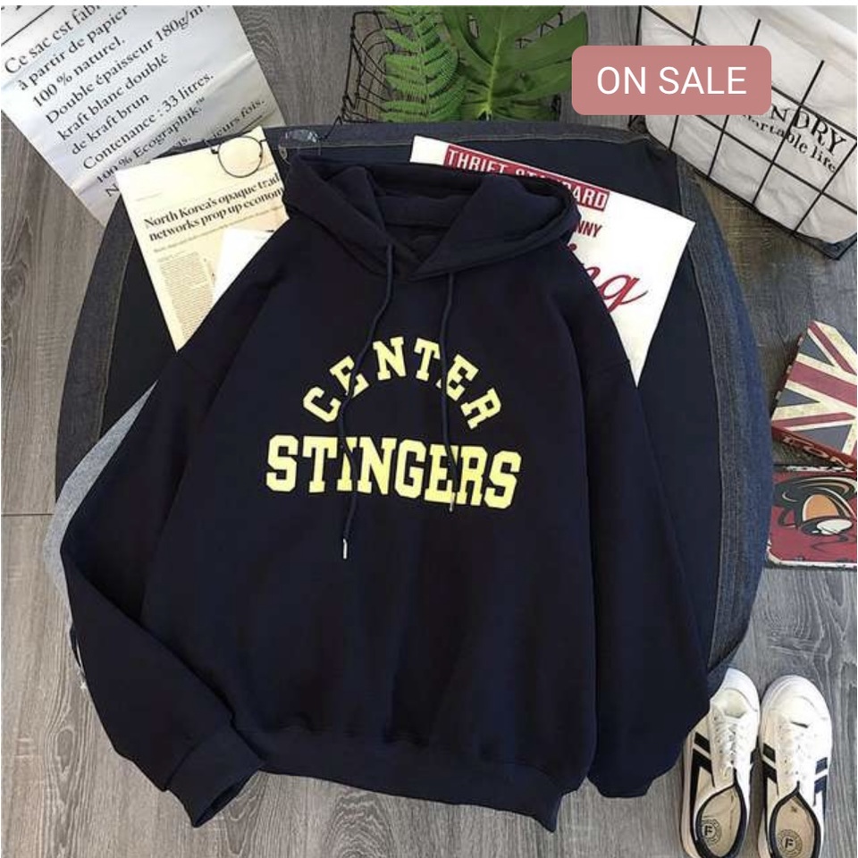 CENTER STINGER Sweater Hoodie Trendy II CENTER STINGER Jumper Hoodie II Sweter Oblong Topi Sz M - XL Anak &amp; Dewasa ( Pria &amp; Wanita )