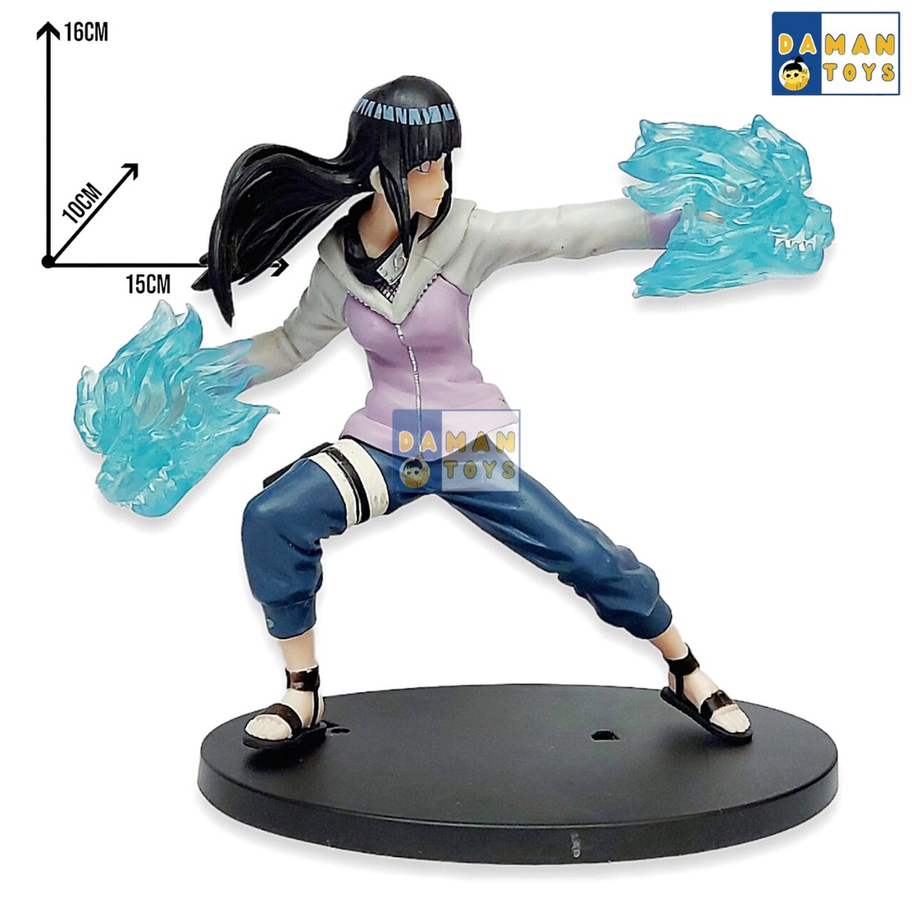 Action Figure Naruto Shippuden Vibration Hinata Hyuuga Rock Lee Anime Pajangan