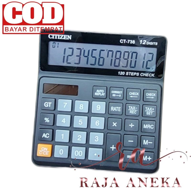 

KALKULATOR DAGANG BESAR CITIZEN CT 738 12 DIGITcalculator CITIZEN CT 738