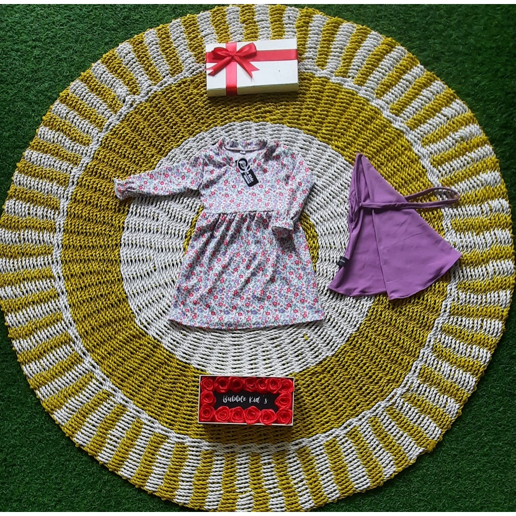 Bubble Kids - Gamis Bunga Shakira perempuan 0-2 Tahun navy Lucu