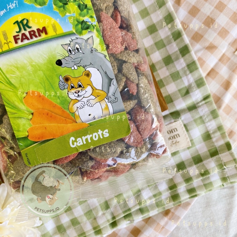 Jr Farm Carrot 5gr | treats for small animals such hamster, rabbit, guinea pig, sugar glider | imported from germany