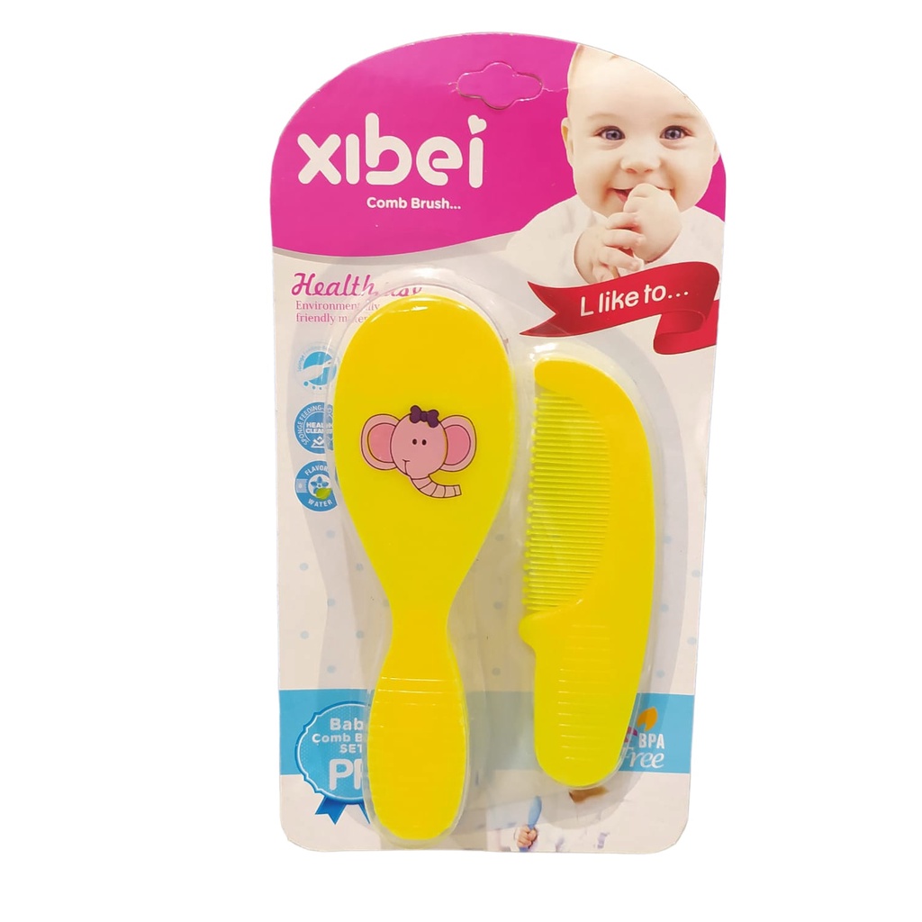 Sisir Rambut Bayi Set I Baby Comb Brush Set