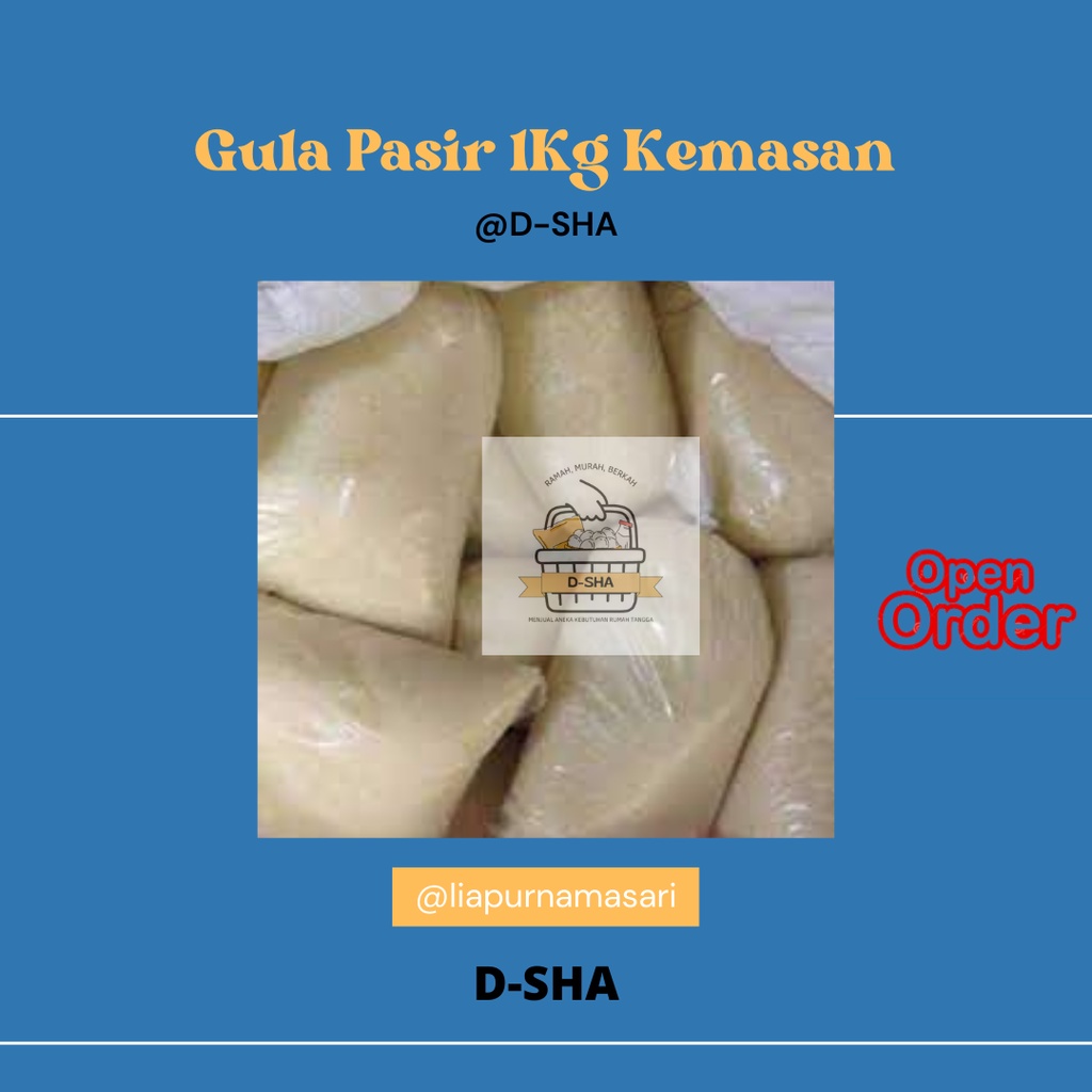 

Gula Pasir 1Kg Kemasan