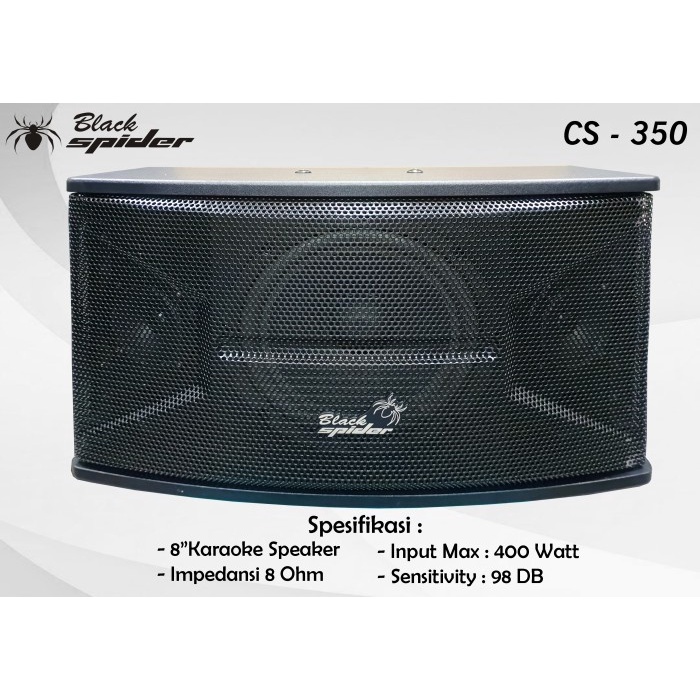 Speaker Karaoke Black Spider BS CS 350 8&quot;