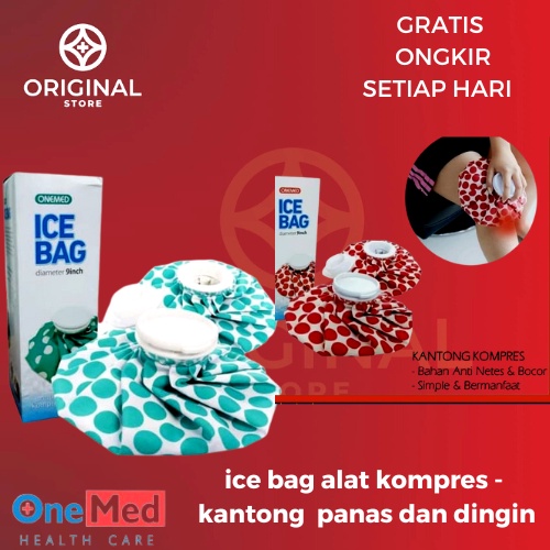 ICE BAG KOMPRES 9 INCH 6 INCH BULI BULI KANTONG KOMPRES AIR PANAS DAN DINGIN - ONEMED