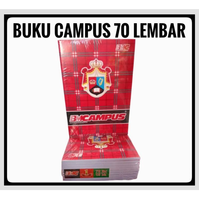 

BUKU CAMPUS BMC 70 LEMBAR PER PAK , Buku tulis boxy b5 70 lembar