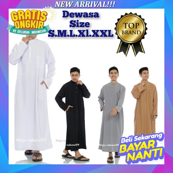 Baju Koko Kurta Cakra Pria Dewasa Lengan Pendek Terbaru 2023 Bahan Toyobo By Aldana Gamis Pria Bahan