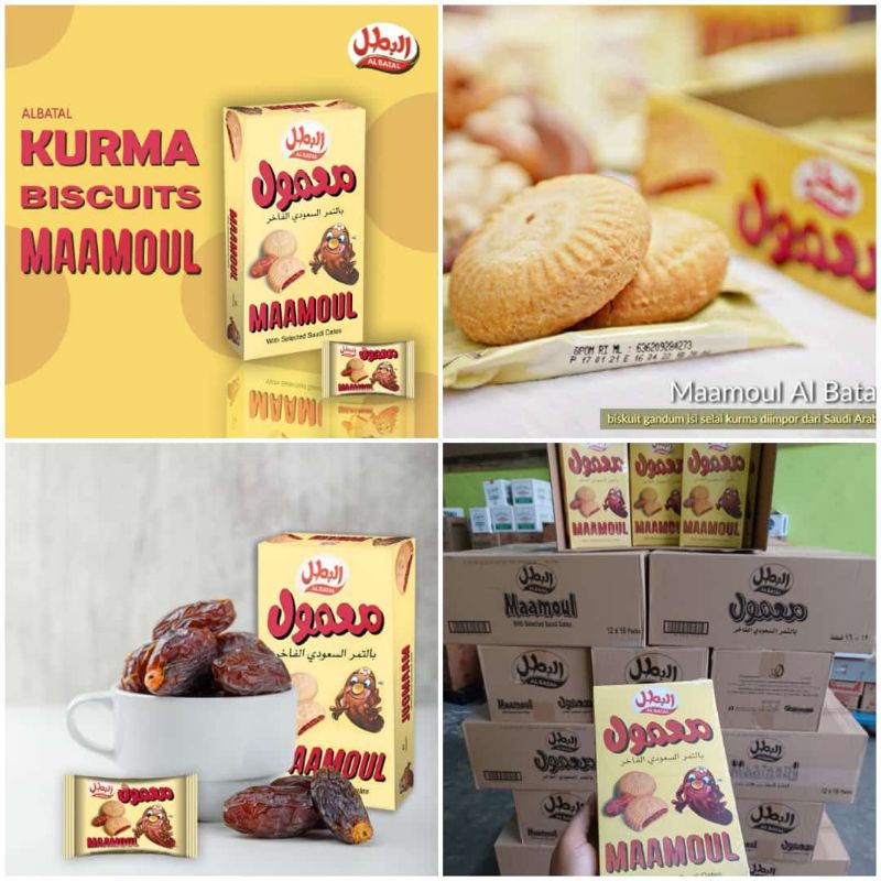 

Biskuit Kurma Maamoul Al Batal 1 Pack isi 16pcs