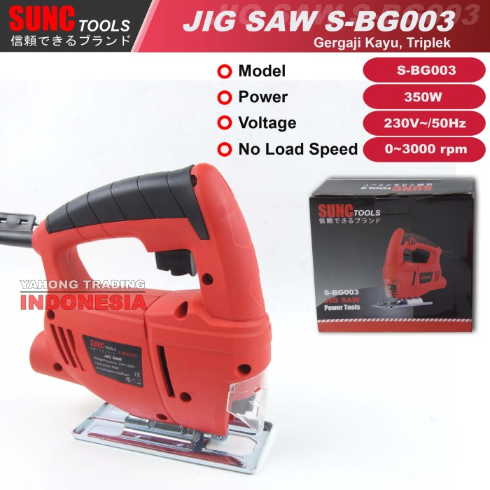 Mesin Gergaji Kayu Triplek JigSaw SUNC TOOLS