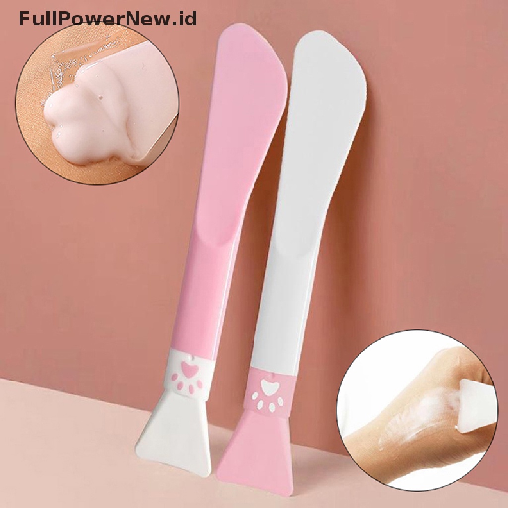 Power 1Pc Brush Makeup Kepala Ganda Profesional Kuas Masker Wajah Silikon Alat Makeup ID