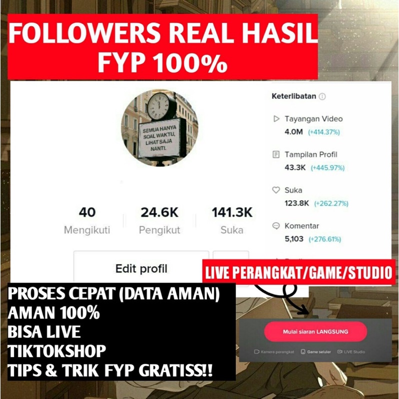 JUAL AKUN TOKTIK MURAH | AKUN TOKTIK JUALAN | AKUN TOKTIK KREATOR | AKUN TOKTIK SELEBGRAM | AKUN TOK