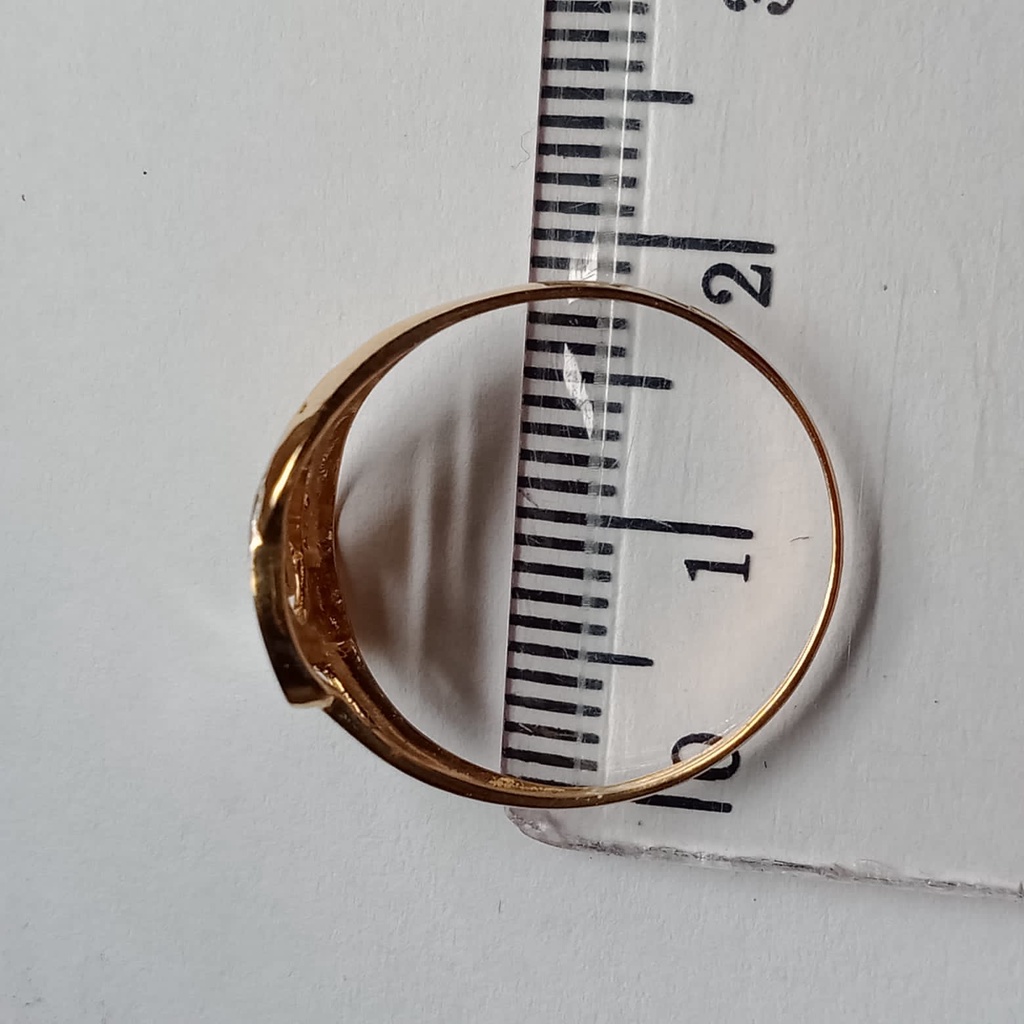 Cincin emas 17k - 1.4 gr kadar 750 - 4097