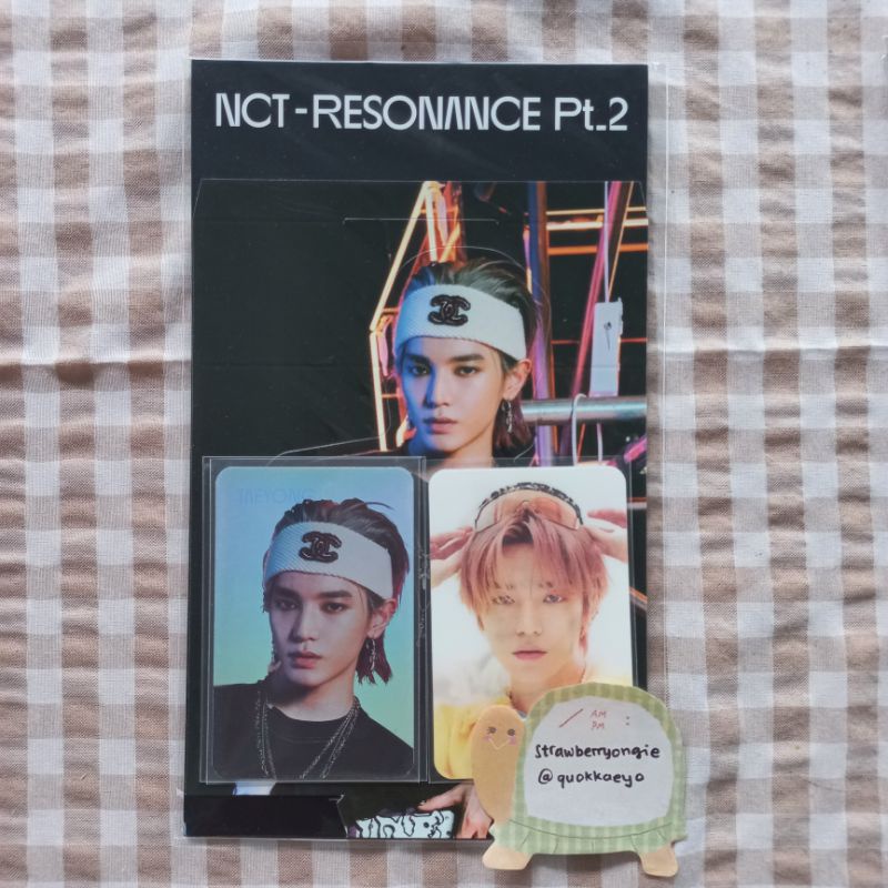 official standee resonance pt.2 pc hologram lenticular lenti nct 2020 nct 127 misfit