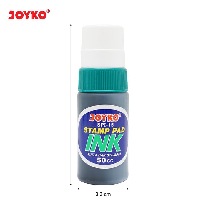 Stamp Pad Ink / Refill Tinta Stempel Joyko SPI-15 / Hijau / 50 cc