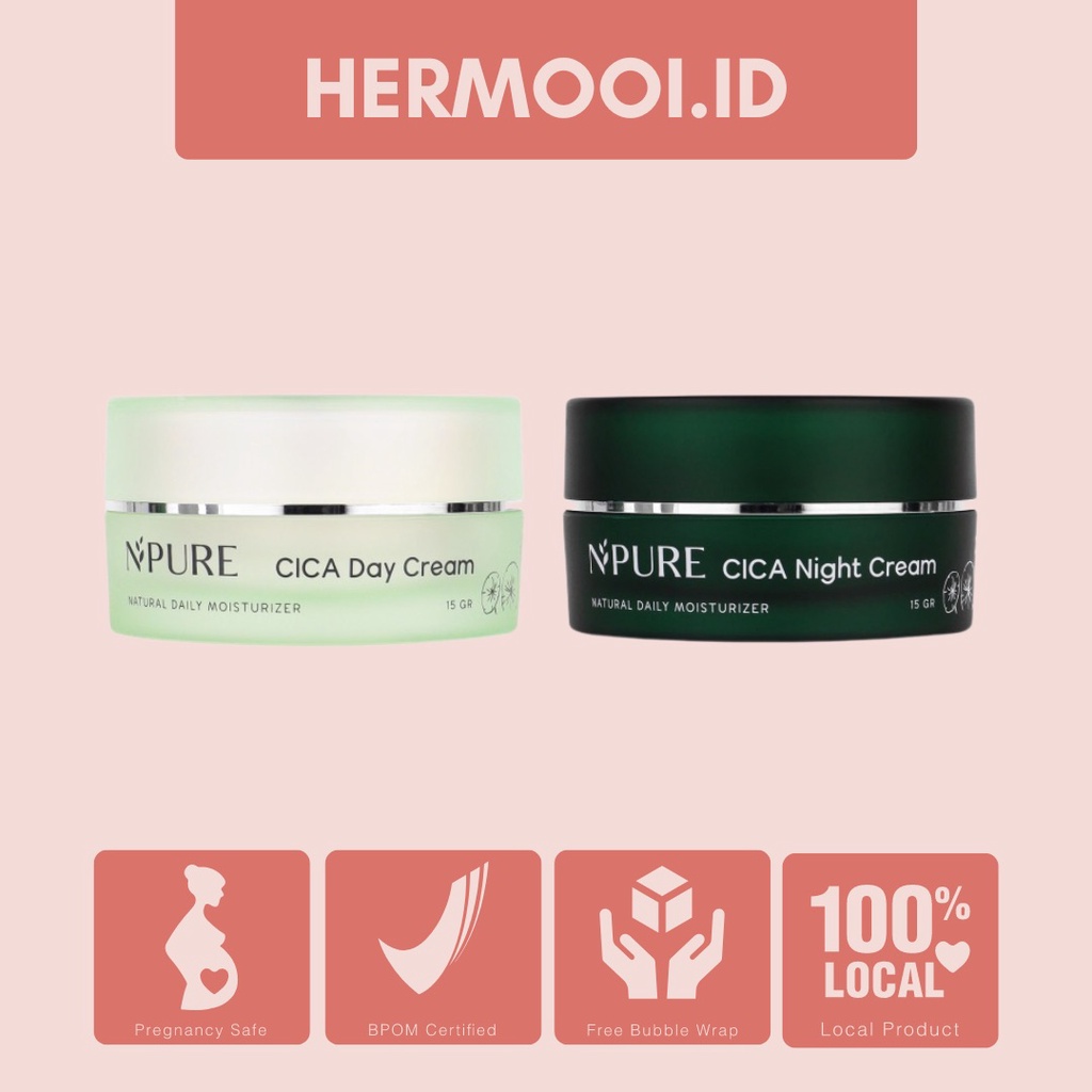 NPURE Day Cream / Night Cream Centella Asiatica (Cica Series)