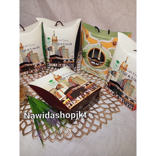 Dus Tali 50 pcs Oleh Oleh Haji Umroh Hijau Orange Hitam Coklat Gold