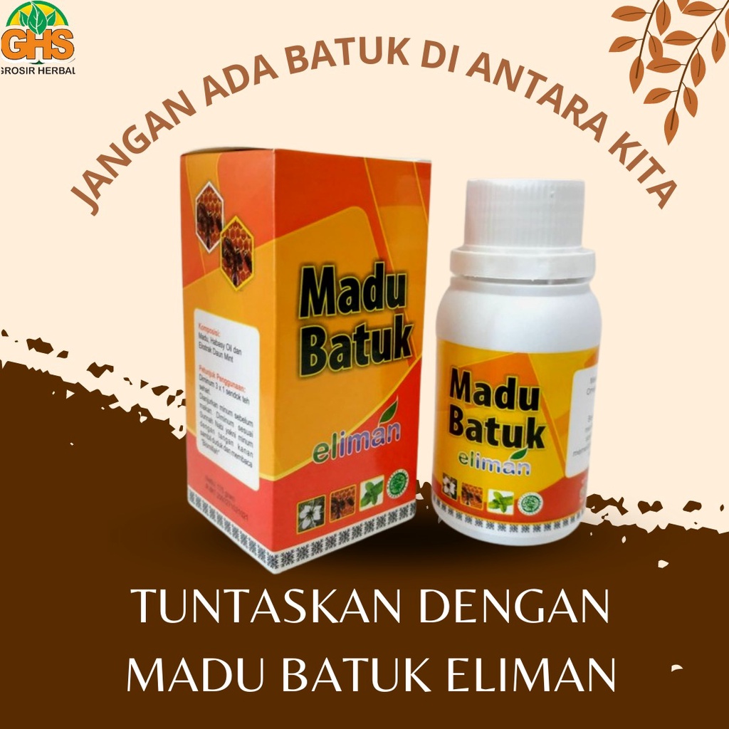 Madu Batuk Eliman | Obat Batuk Pilek | Flu Batuk Dewasa | Obat Batuk Dewasa