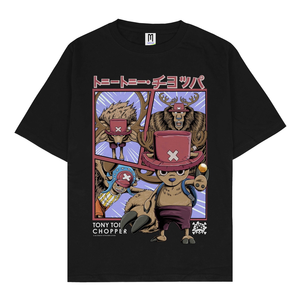 One Piece Tony Tony Chopper | Kaos Anime | Kaos One Piece | Baju One Piece | Kaos Chopper | Anime Ts