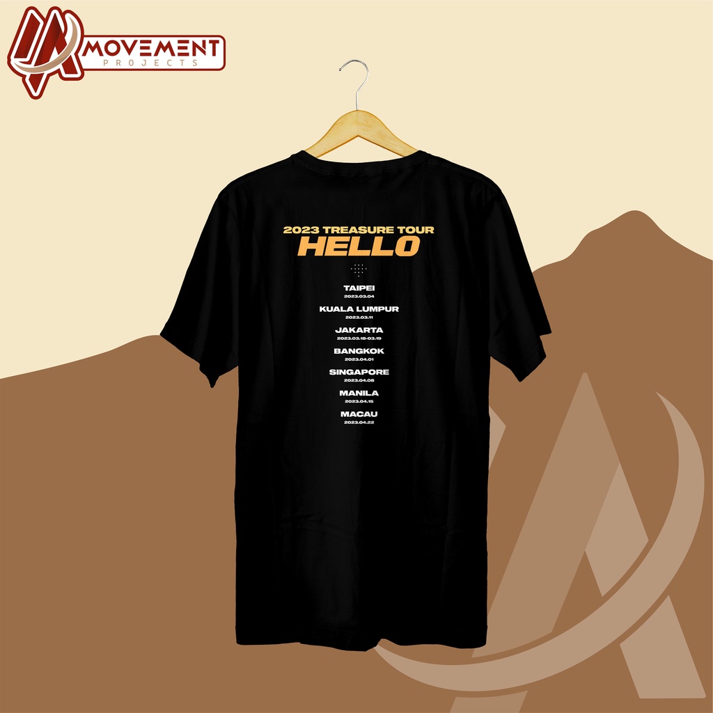 [PREMIUM] KAOS &quot;HELLO&quot; TREASURE ASIA TOUR