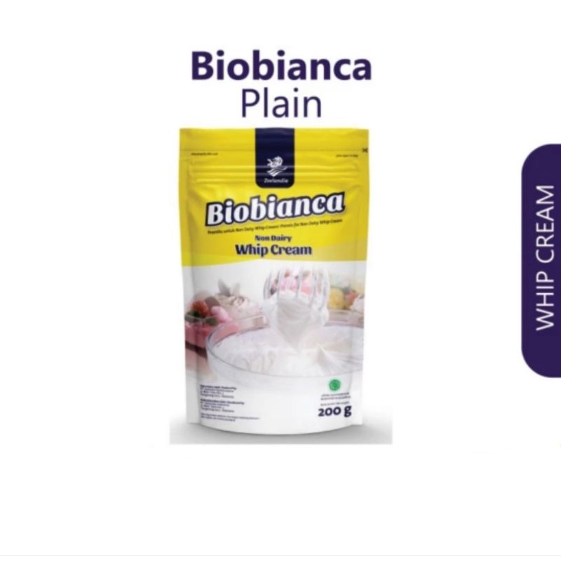 

BIOBIANCA WHIPPED CREAM 200GRM REPACK