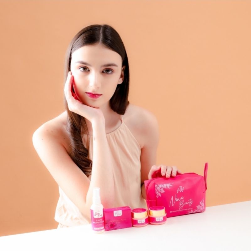 Nowa Beauty Skincare 1 Paket (Facial Soap, Toner Cream Day & Cream Night)