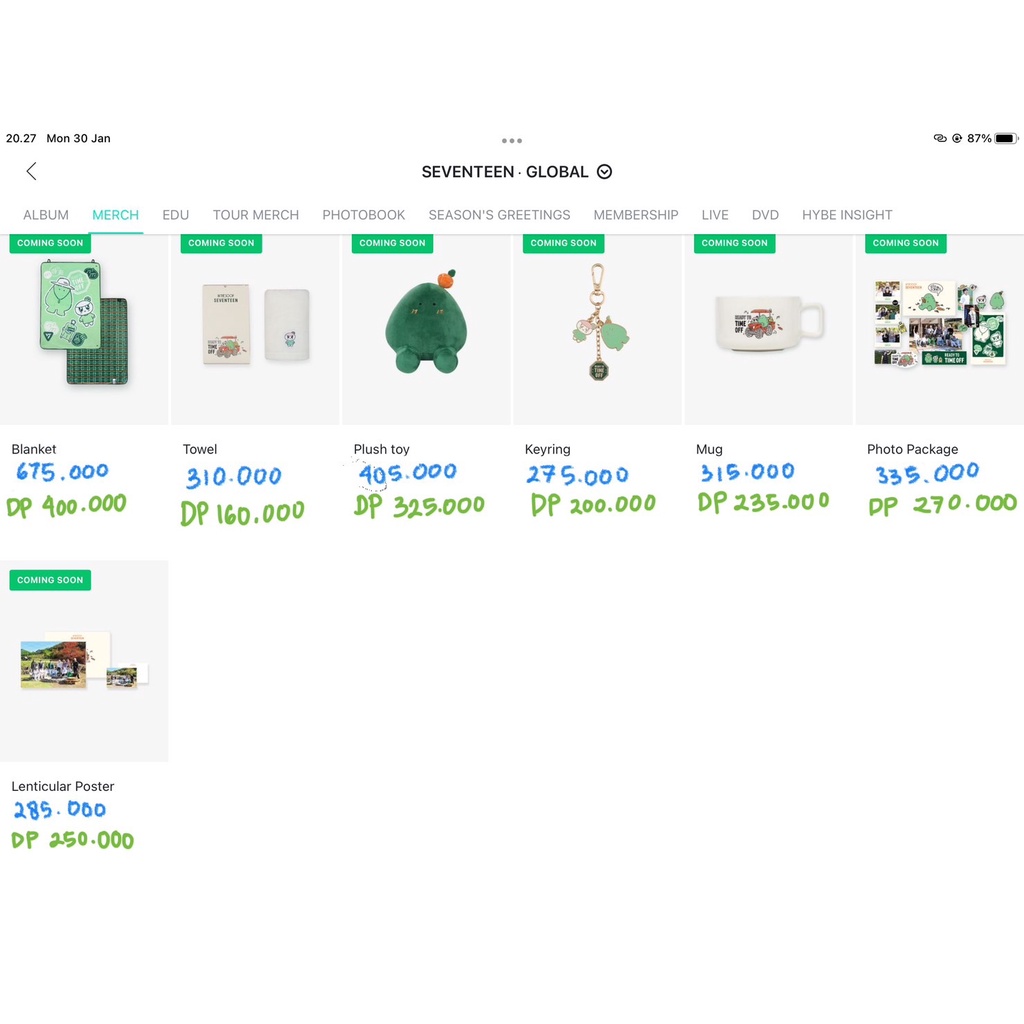 [PO/PREORDER] IN THE SOOP SEASON 2 MD SEVENTEEN [CEK DESKRIPSI] ITS S2 MERCHANDISE TOWEL MUG LENTICU