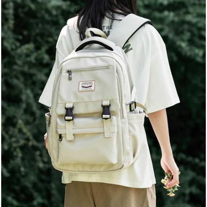 PTM - Tas ransel anak perempuan-tas fashion Korea-tas punggung my bag polos