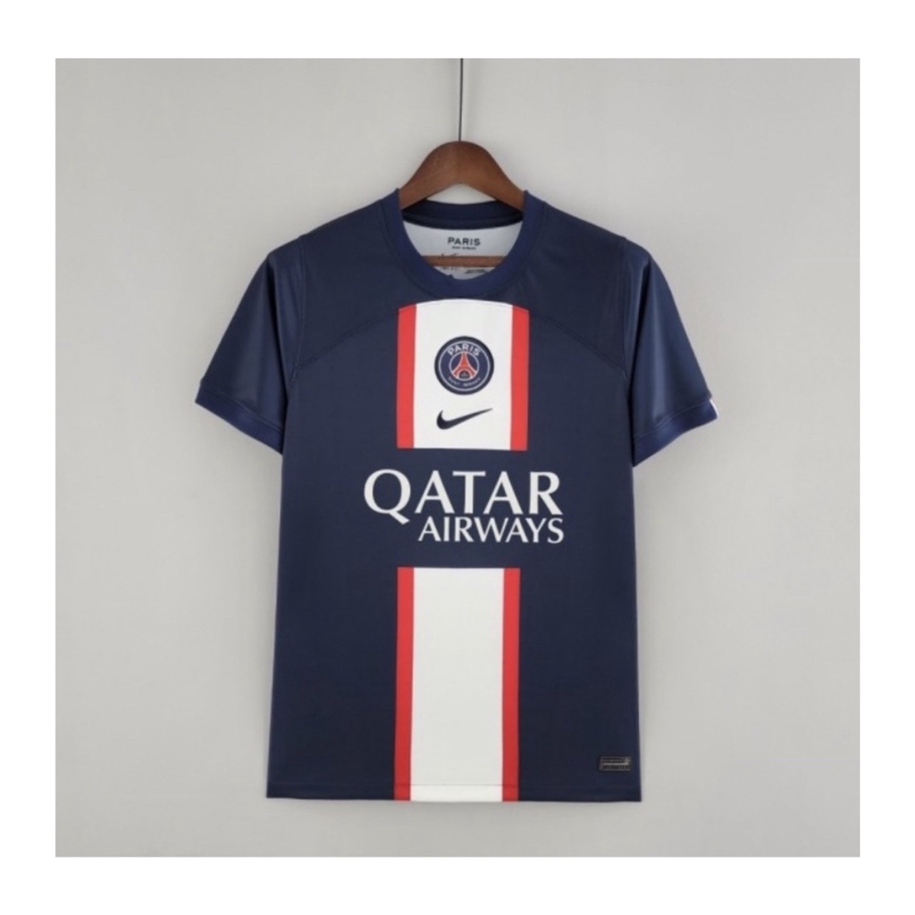 Kaos sepak bola pria jersey football klub baju atasan dewasa t-shirt seragam outfit club olahraga kostum futsal pakaian sports apparel psg neymar navy