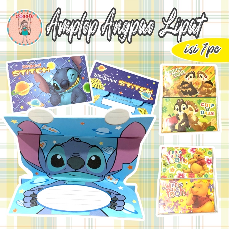 

Amplop Angpao Lipat/Angpau Karakter/Angpau Lucu/Amplop Stich/Amplop Angpau Karakter/Angpao Lipat Winnie The Pooh